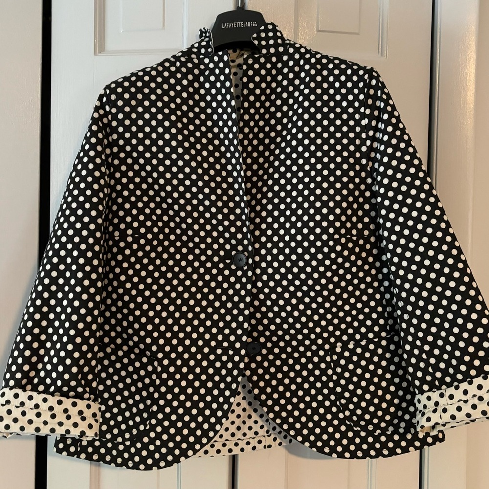 Aris Punto reversible polkadot jacket, size 12 in good condition.